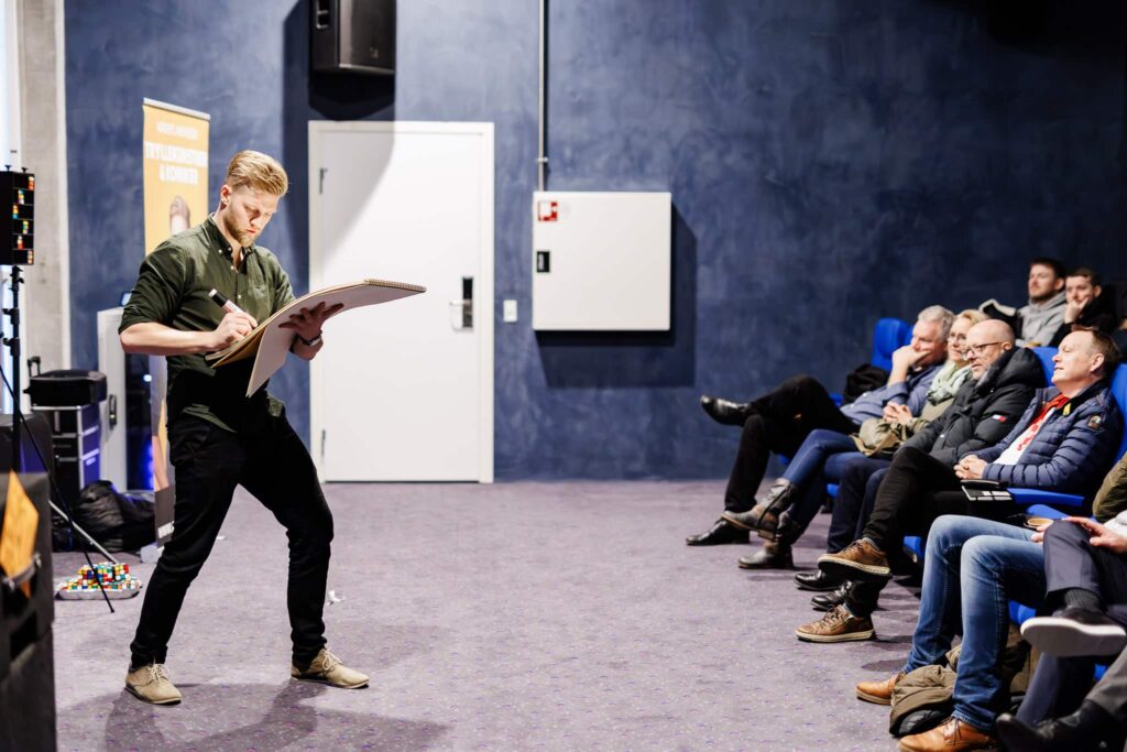 Tryllekunstner og komiker til fest 1